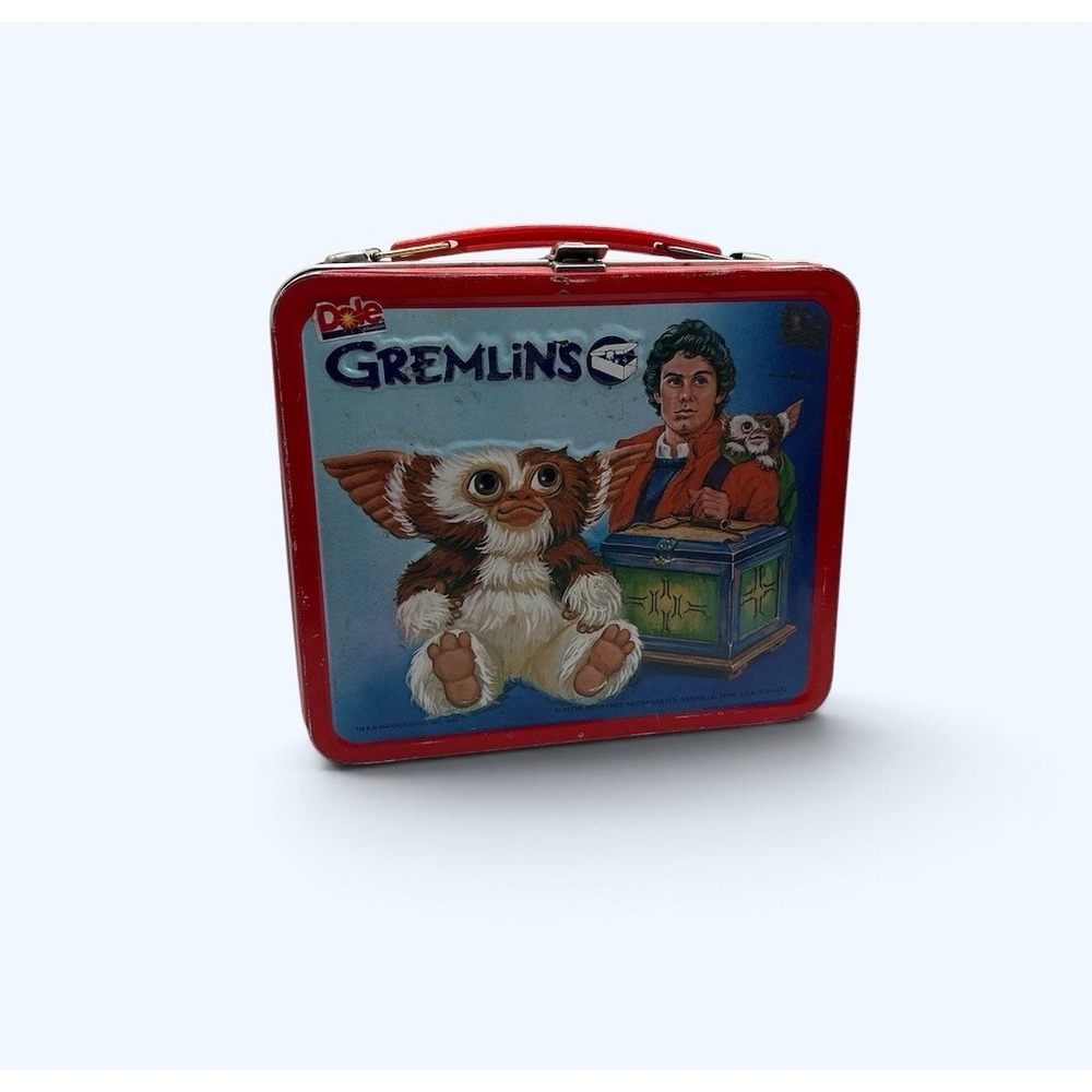 Collectable 1984 Gremlins Metal Lunchbox & 1990 Gremlins 2: The New Batch